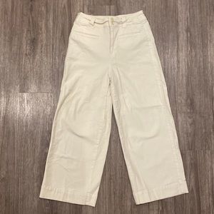 A New Day cream cropped sailor pants